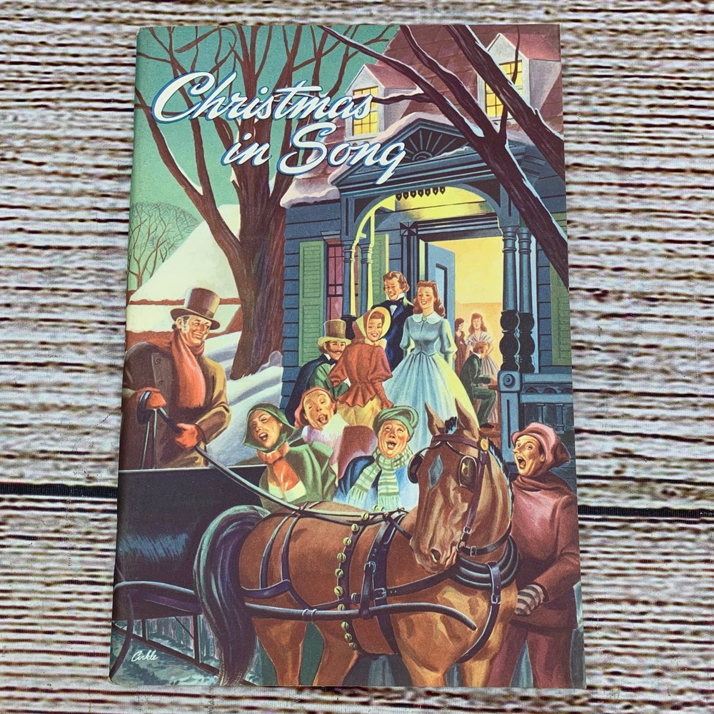 Christmas in Song Traditional Hymns and Carols Sheet Music Book Rubank Inc 1947